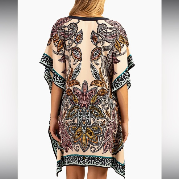 🆕 {trina turk} Theodore Paisley caftan dress •NWT - Picture 7 of 10